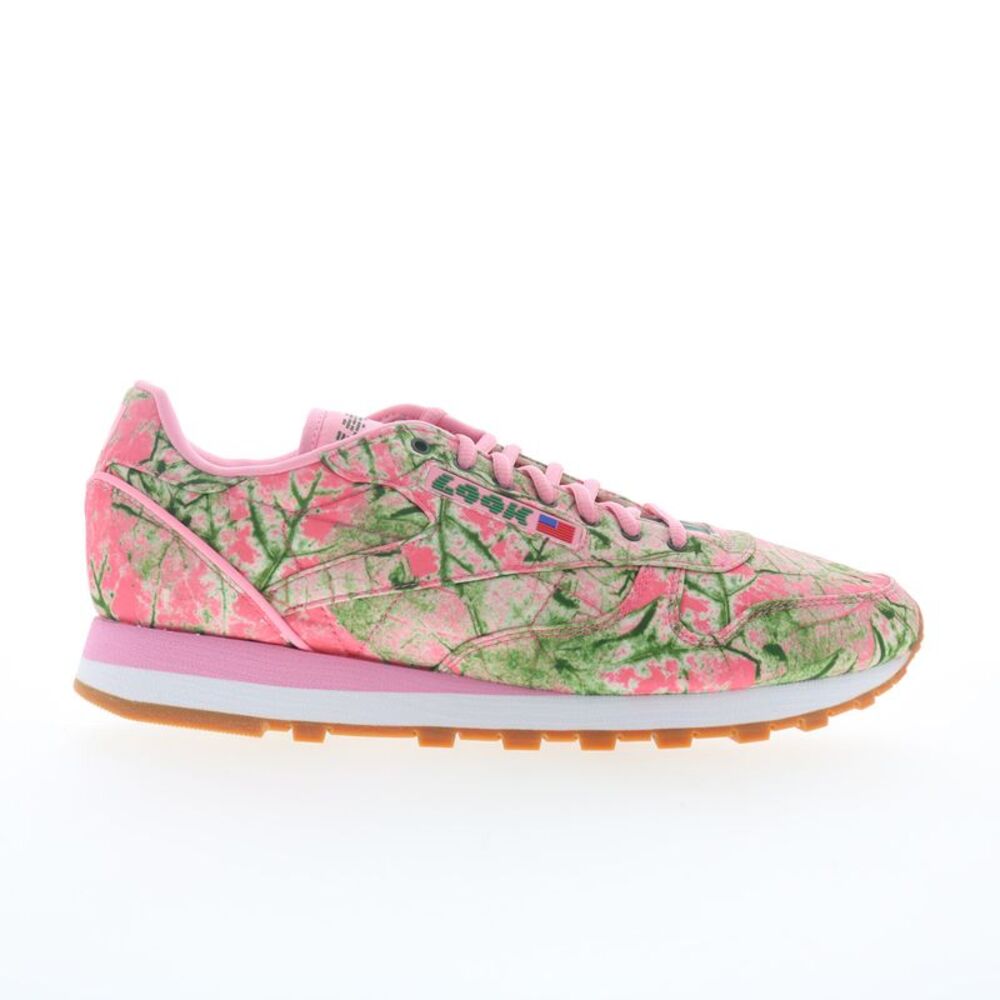 Reebok Mens Classic Leather Pink Shoes (NWT)